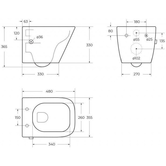 Инсталляция с подвесным унитазом комплект: Grohe Rapid SL 38772001+38732GL0 с подвесным безободковым унитазом-биде BelBagno Due BB3103CHR-BS/SC сиденье микролифт, крепление, кнопка смыва золото глянцевое, Цвет производителя: золото глянцевое - фото 21