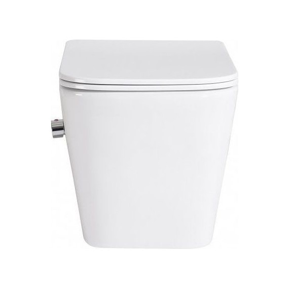 Инсталляция с подвесным унитазом комплект: Grohe Rapid SL 38772001+38732GL0 с подвесным безободковым унитазом-биде BelBagno Due BB3103CHR-BS/SC сиденье микролифт, крепление, кнопка смыва золото глянцевое, Цвет производителя: золото глянцевое - фото 9