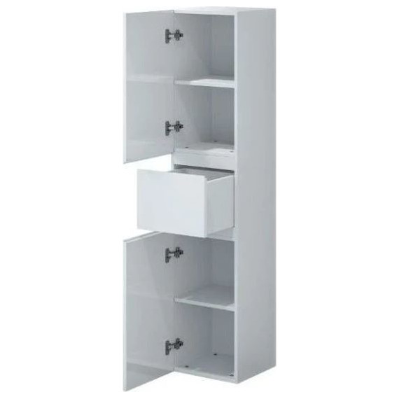 Комплект мебели Mirsant Next 60 см (раковина Next 60), белый (тумба + зеркало + пенал) - фото 9