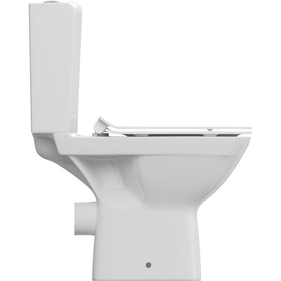 Унитаз-компакт Cersanit Carina СLEAN ON 011 3/5 с крышкой микролифт - фото 2