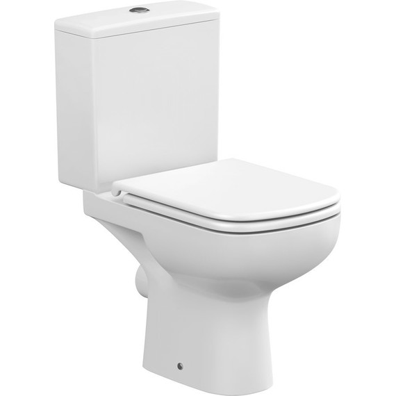 Унитаз-компакт безободковый Cersanit Colour KO-COL011-3/5-COn-DL с крышкой микролифт - фото 
