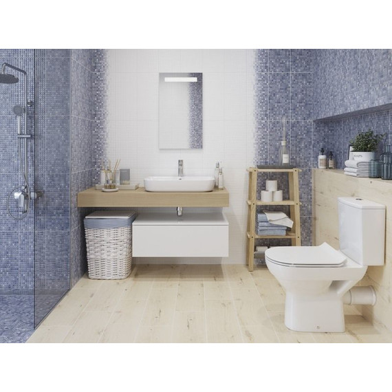 Унитаз-компакт безободковый Cersanit Colour KO-COL011-3/5-COn-DL с крышкой микролифт - фото 12