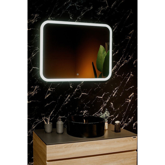 Зеркало Azario Стив Led 91 см (с подсветкой и сенсорным выключателем) - фото 3