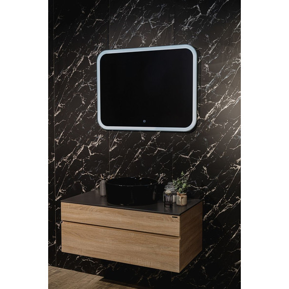 Зеркало Azario Стив Led 91 см (с подсветкой и сенсорным выключателем) - фото 5