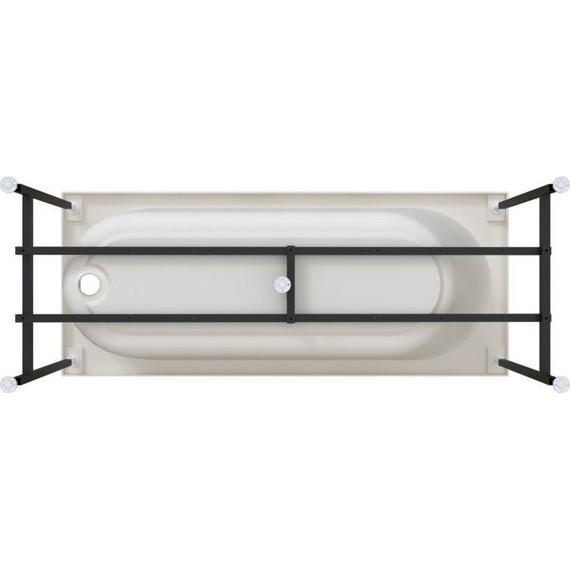 Ванна акриловая Радомир Вальс 170x70x63 см (в комплекте каркас и сифон), Размер - мм: 1700х700 - фото 7