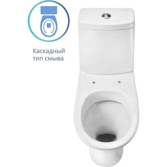 Унитаз-компакт Santeri Грация 1.P210.3.S00.00B.F с крышкой полипропилен - фото 6