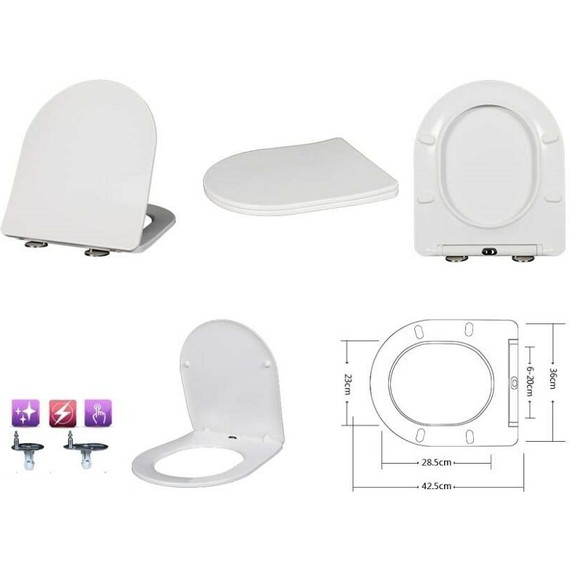 Инсталляция с подвесным унитазом комплект: Ideal Standard Prosys Frame 120 M R020467 с подвесным безободковым унитазом Taliente Amato AM25010 сиденье микролифт, крепление - фото 6