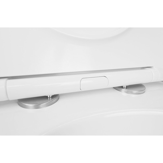 Инсталляция с подвесным унитазом комплект: Ideal Standard Prosys Frame 120 M R020467 с подвесным безободковым унитазом Azario Gloria AZ-2003 сиденье микролифт, крепление - фото 9