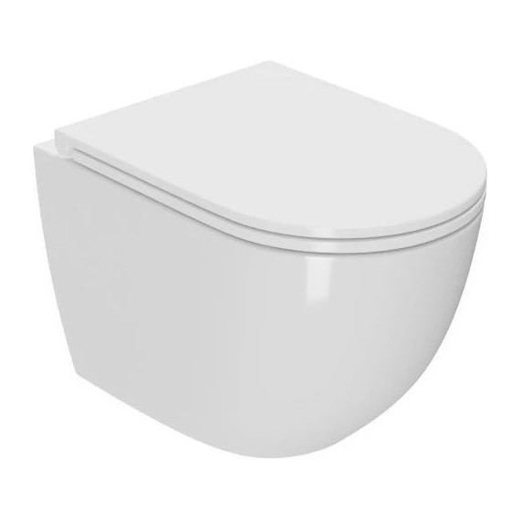 Инсталляция с подвесным унитазом комплект: Ideal Standard Prosys Frame 120 M R020467 с подвесным безободковым унитазом Sintesi Evi SIN-TS-EVI-152 сиденье микролифт, крепление (система смыва Торнадо) - фото 5