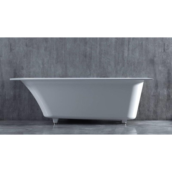 Ванна каменная Salini Orlanda Kit 180х80 см 102112G (S-Sense) покрытие ванны глянцевое (с монолитным экраном) - фото 5