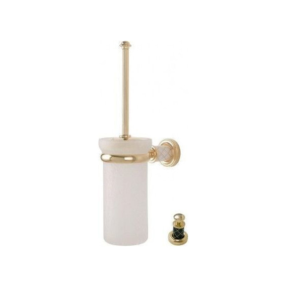 Ёршик для унитаза Boheme Murano Gold 10913-B-G, золото/чёрный - фото 