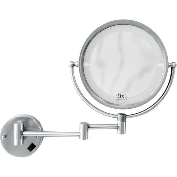 Зеркало косметическое настенное Boheme Brillante 505, chrome - фото 