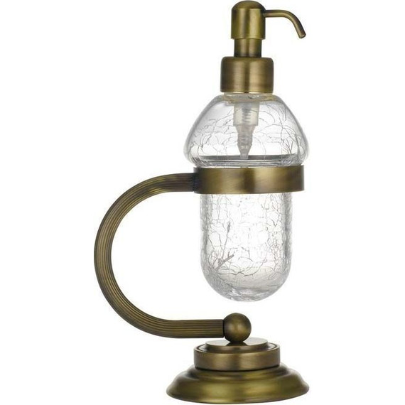 Дозатор для жидкого мыла Boheme Murano Bronze 10909-BR, бронза - фото 