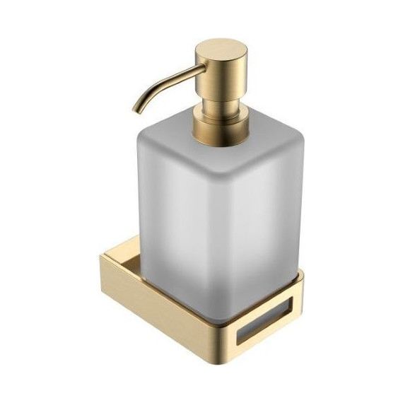 Дозатор для жидкого мыла Boheme Q 10957-MG, matt gold - фото 