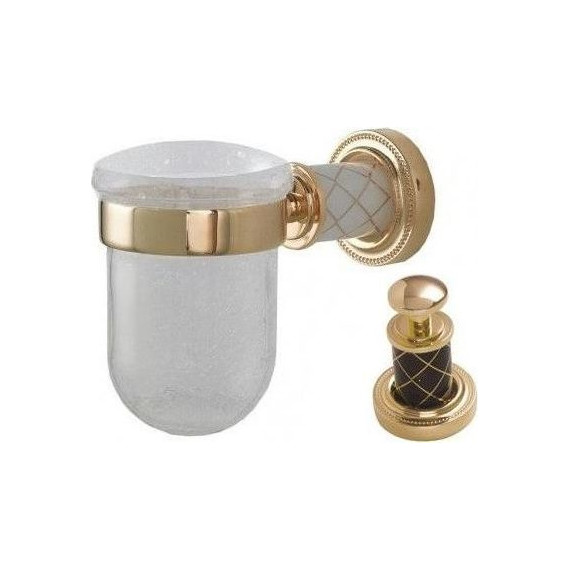Стакан для зубных щеток Boheme Murano Gold 10904-CH-G, золото - фото 