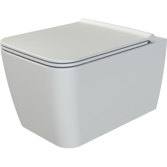 Унитаз-биде подвесной безободковый Boheme Zen 967-SET-2-W с крышкой микролифт - фото 2