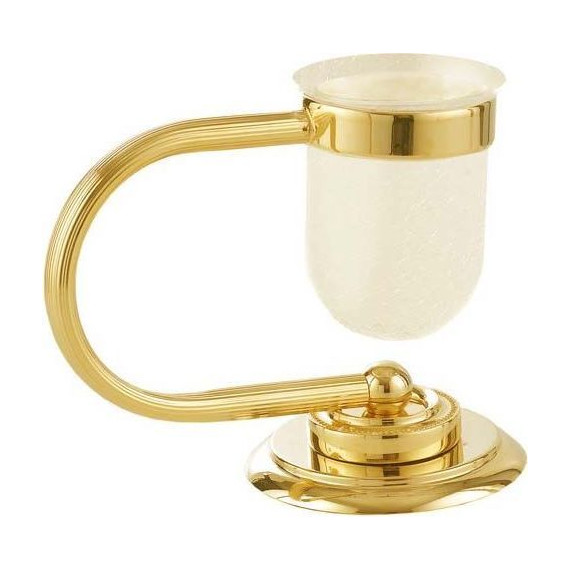 Стакан для зубных щеток Boheme Murano Gold 10911-G, gold - фото 