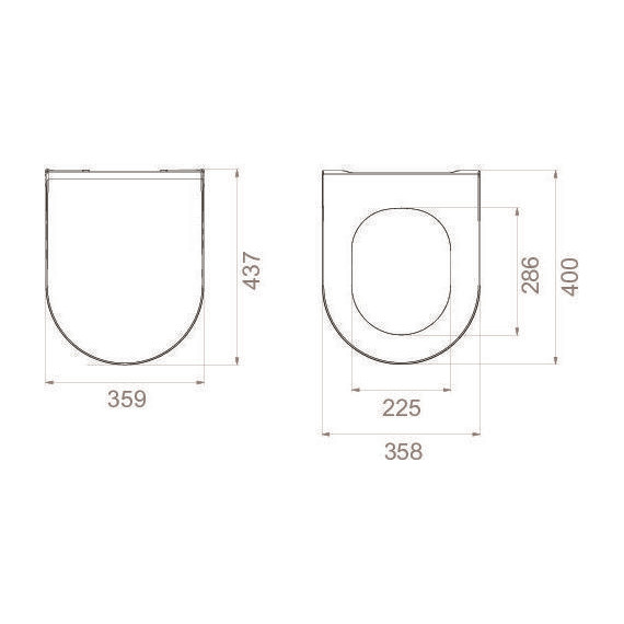 Сиденье с крышкой для унитаза Boheme Bianca микролифт 966-B, чёрный - фото 2