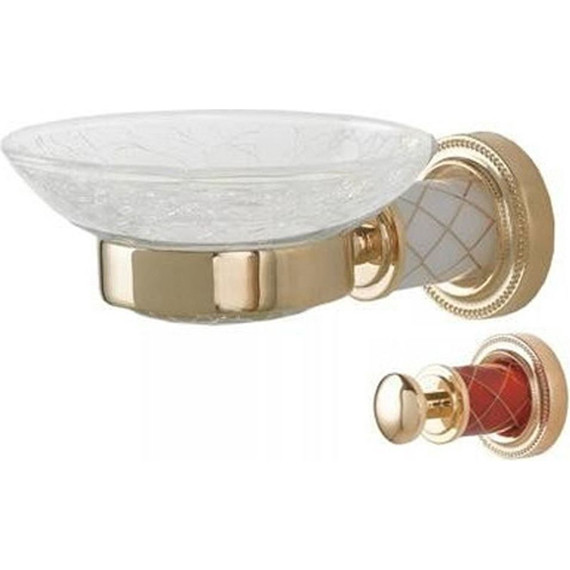 Мыльница Boheme Murano Gold 10903-R-G, золото - фото 