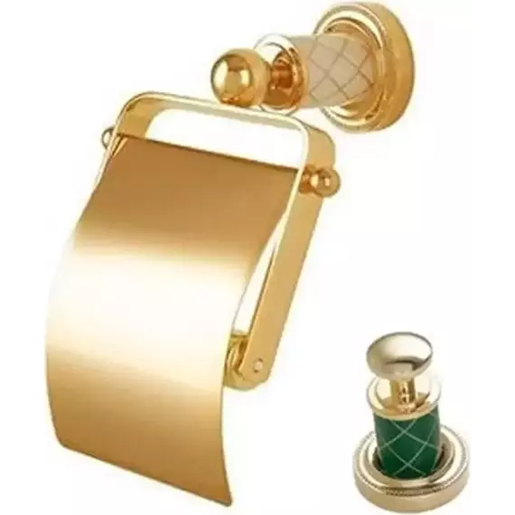 Держатель для туалетной бумаги Boheme Murano Gold 10901-GR-G, золото - фото 