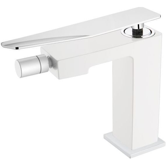 Смеситель для биде Boheme Q 146-WCR.2, white chrome - фото 