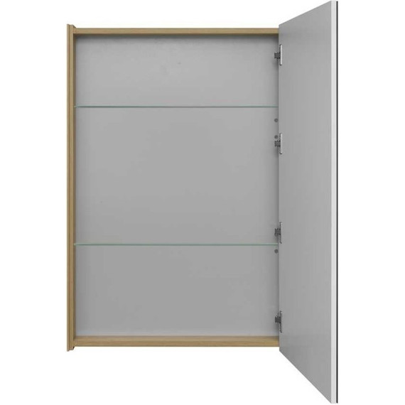 Зеркало-шкаф Акватон Либерти 65 см 1A279302LYC70, дуб эльвезия - фото 3