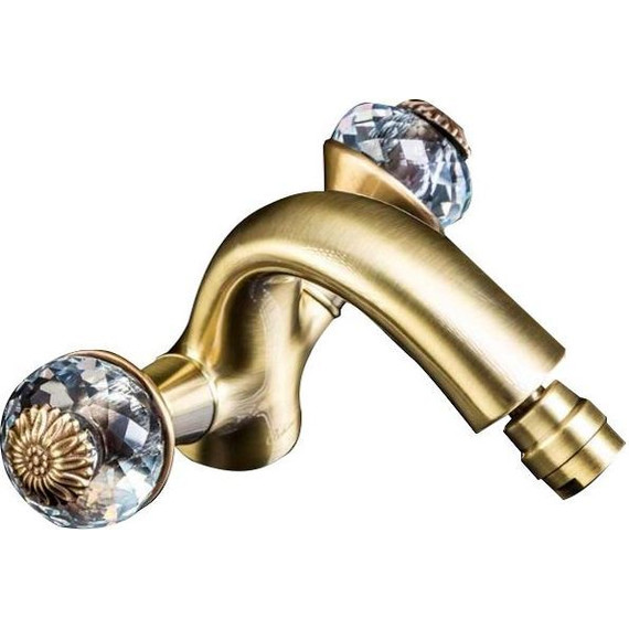 Смеситель для биде Boheme Flora 316-FL, бронза - фото 