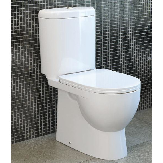 Унитаз-компакт Sanita Luxe Art Luxe WC.CC/Art/2-DM/WHT.G/S1 с крышкой микролифт - фото 