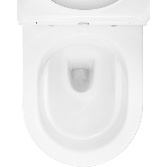Унитаз-компакт безободковый Azario Dante AZ-93589 с крышкой микролифт - фото 8