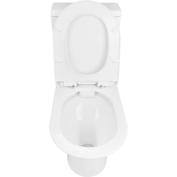 Унитаз-компакт Azario Fretta AZ-1223 с крышкой микролифт - фото 5
