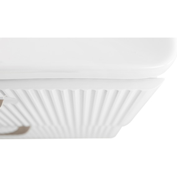 Тумба подвесная с раковиной BelBagno DUE-500-2C-SO-BL-P 50 см (2 ручки сатин) Bianco Lucido, Цвет фасада: Bianco Lucido - фото 8