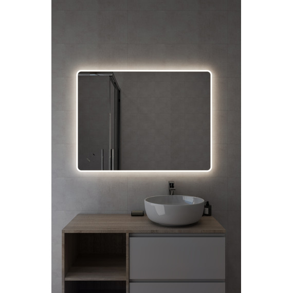 Зеркало Cersanit Eclipse Fusion 75 см A64814 - фото 6