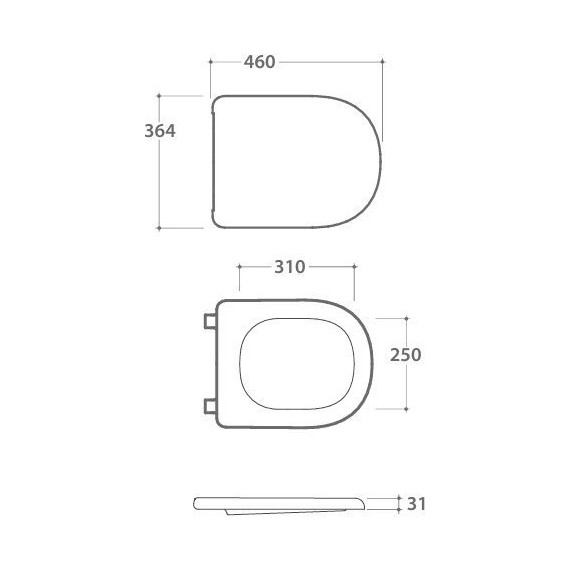 Сиденье с крышкой для унитаза Globo Lalita микролифт LT020BI, белый - фото 2