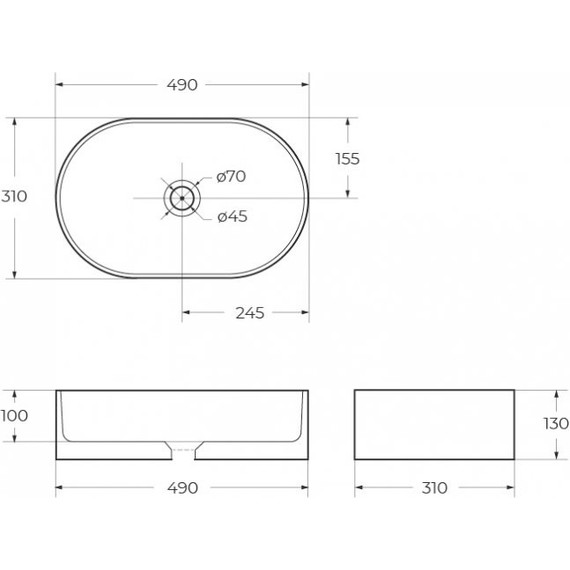 Раковина-чаша BelBagno 49 см BB1497 - фото 8