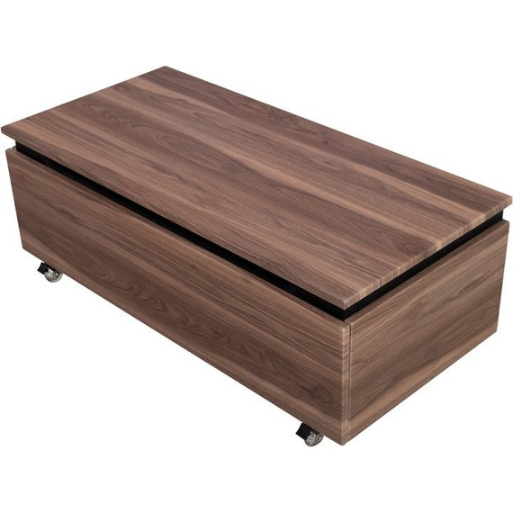 Тумба дополнительная Cezares SLIDER-1000-1C-PI-NA-P 100 см, орех дымчатый - фото 