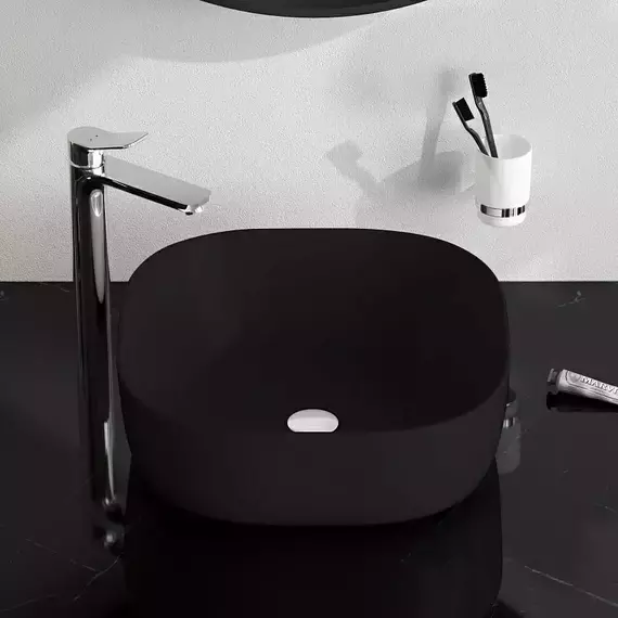 Раковина-чаша Am.Pm Func 43 см M8FWCC30430BM, чёрная матовая - фото 