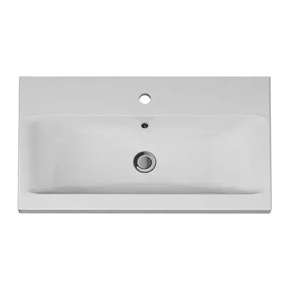 Тумба подвесная с раковиной AM.PM Gem 75 см M90FHX0752HF, орех, Цвет фасада: тёмное дерево - фото 9