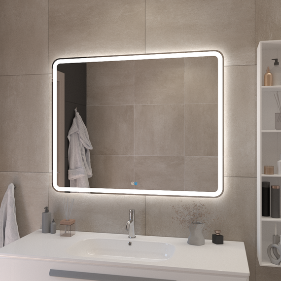 Зеркало Cezares Ellisse 100 см CZR-SPC-MC-1000-800-RGB-TCH - фото 2