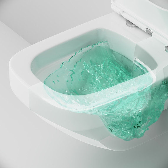 Унитаз подвесной Am.Pm Inspire V2.0 FlashClean C50A1700MWSC с сиденьем микролифт, белый матовый - фото 8