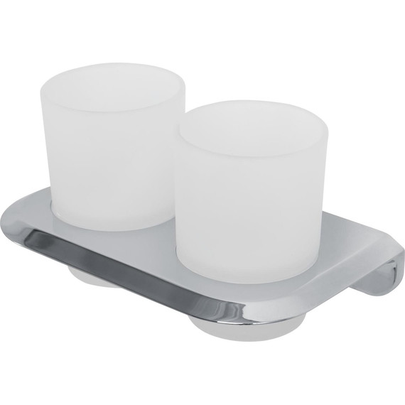 Стакан двойной Cezares Liner LINER-TUMDS-01, Цвет производителя: хром - фото 