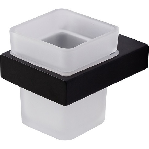 Стакан для зубных щеток Cezares Slider SLIDER-TUMS-NOP, цвет чёрный матовый - фото 