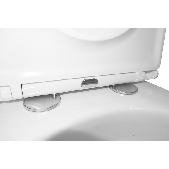 Унитаз-компакт безободковый Azario Grado AZ-2141 UQ1 с крышкой микролифт - фото 8