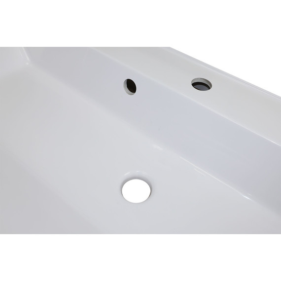 Тумба подвесная с раковиной Azario Velluto 60 см CS00088601, белый матотвый - фото 14