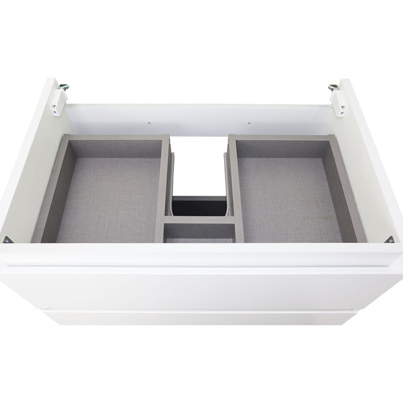 Тумба подвесная с раковиной Azario Velluto 70 см CS00088602, белый матотвый - фото 8