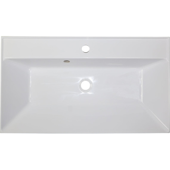 Тумба подвесная с раковиной Azario Velluto 80 см CS00088603, белый матотвый - фото 12