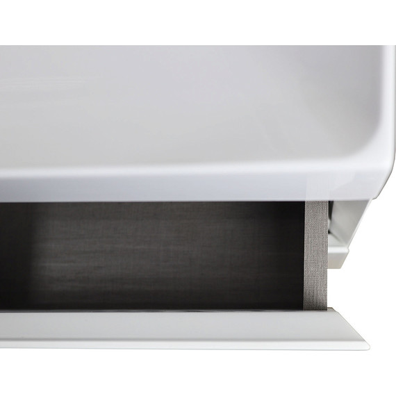 Тумба подвесная с раковиной Azario Velluto 100 см CS00088604, белый матотвый - фото 11