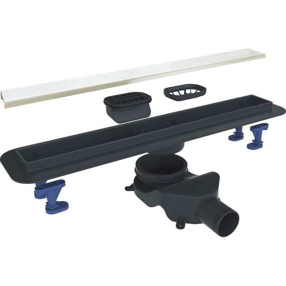 Трап Belbagno Luce 80 см BB-LD-LUCE-80-BIANCO, белый матовый (под плитку), Цвет производителя: белый матовый, Размер трапа: 750 - фото 