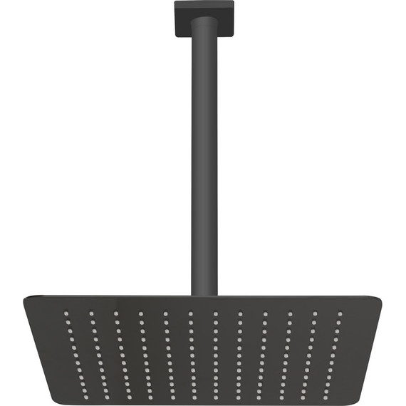 Верхний душ Cezares 300x300 мм CZR-B-TDDQ-30/30-NOP, чёрный матовый - фото 2