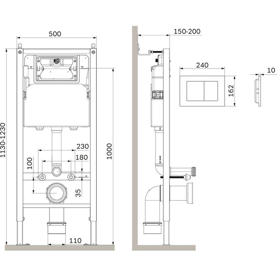 Инсталляция для подвесного унитаза Am.Pm PrimeFit S I012709.0251 - фото 3