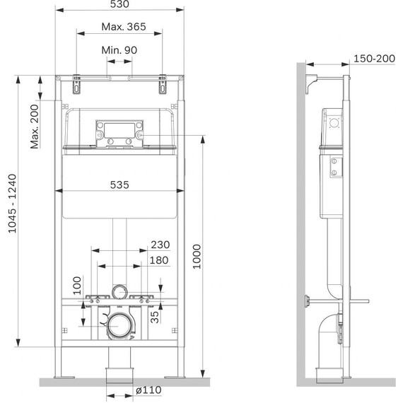 Инсталляция для подвесного унитаза Am.Pm MasterFit I012710 - фото 4